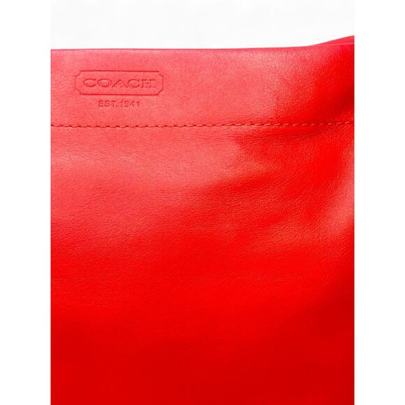 Coach Vintage Y2K Red leather Zoe Hobo Bag - Picture 2 of 12